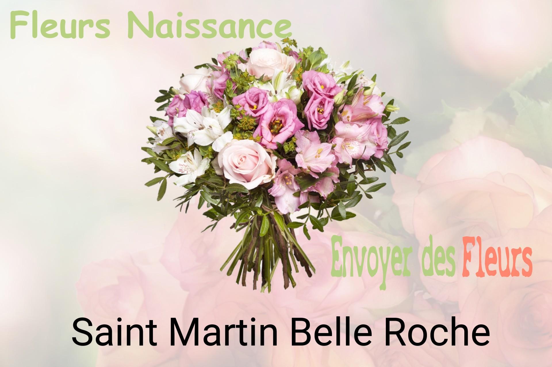 Bouquet de fleurs de naissance livré à Saint-Martin-Belle-Roche